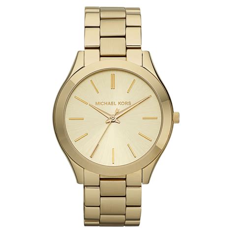 michael kors mk3179 runway gold ladies bracelet watch|Michael Kors runway watch.